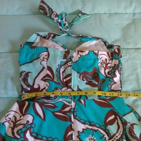 Ruby Rox Floral Halter Dress. - Picture 4 of 6